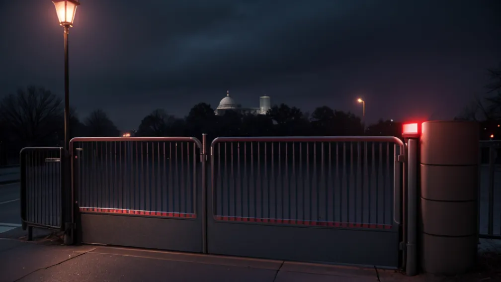 Водитель протаранил ворота Белого дома: Секретная служба провела арест и проверку
