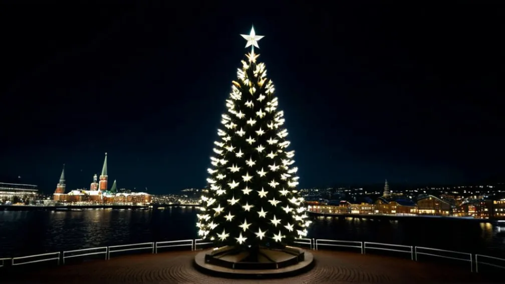 Главная Рождественская Елка Нью-Йорка: Взмывание Норвежской Ели в Рокфеллер-Центре