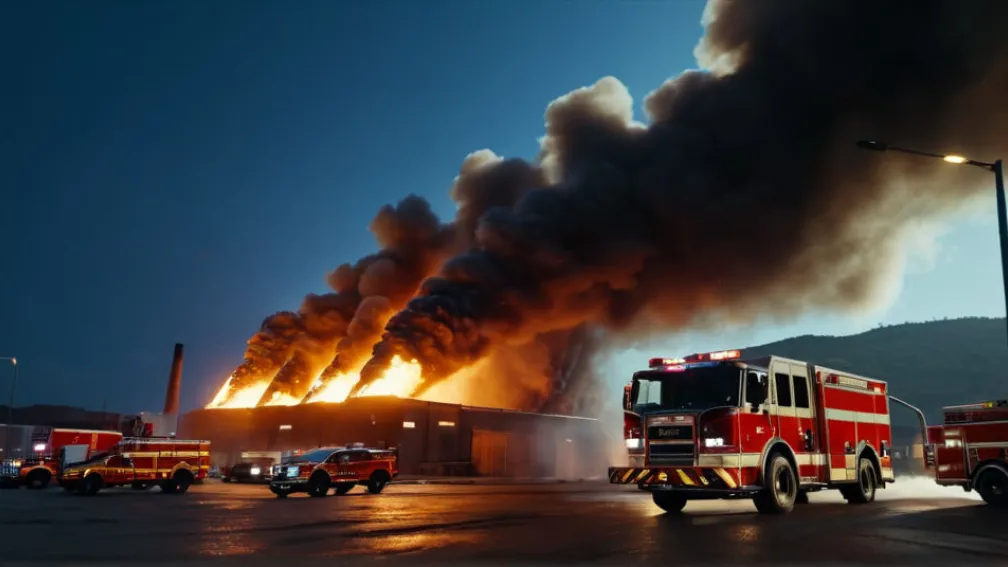Шесть человек погибли при пожаре на складе парфюмерии в Турции