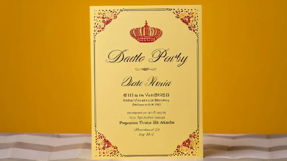 Приглашение на День Рождения