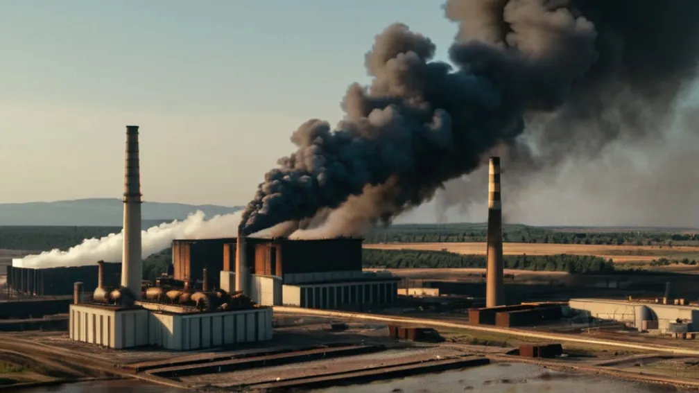 Пожар на выведенной из эксплуатации электростанции в Техасе: столбы дыма над Галвестоном
