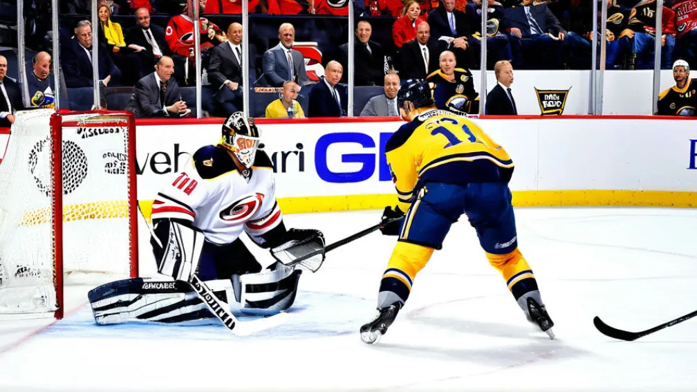 «Сейбрз» победили «Харрикейнз» со счетом 4:1 благодаря впечатляющему голу Маленстина