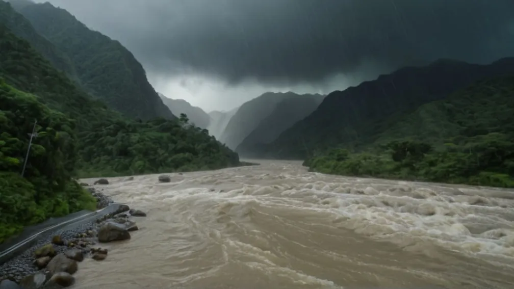 Тайвань переживает новые ливни: Тропическая депрессия несет угрозу наводнений и оползней