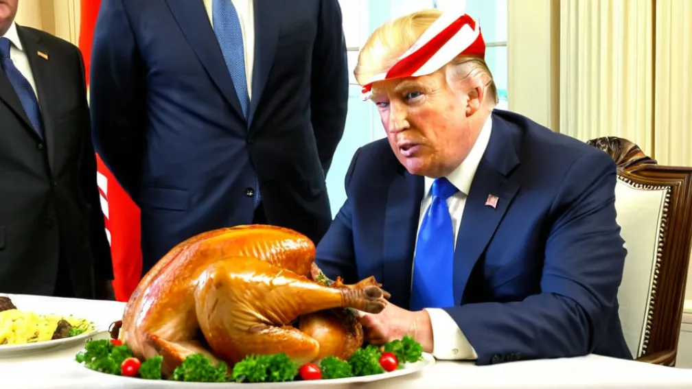 Президент США сталкивается с политическими трудностями на фоне праздника Дня благодарения