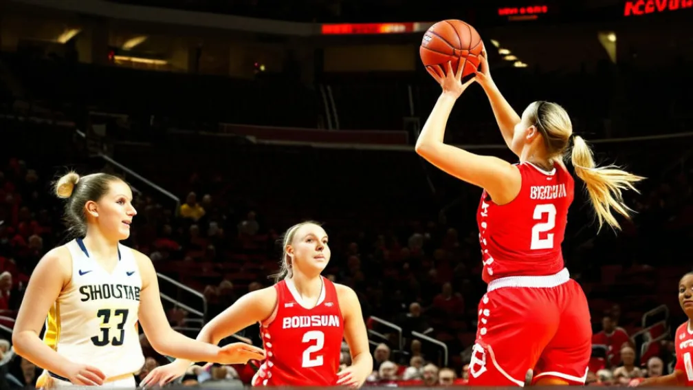 Женская команда Огайо Стэйт по баскетболу одержала победу над Западной Вирджинией