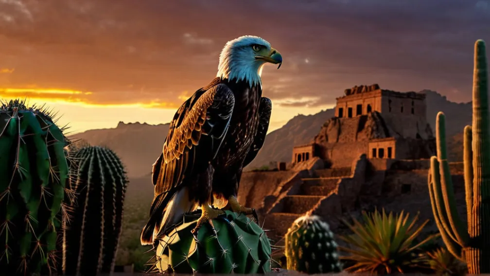 Вековой миф: как орел, змея и кактус стали символом Мексики