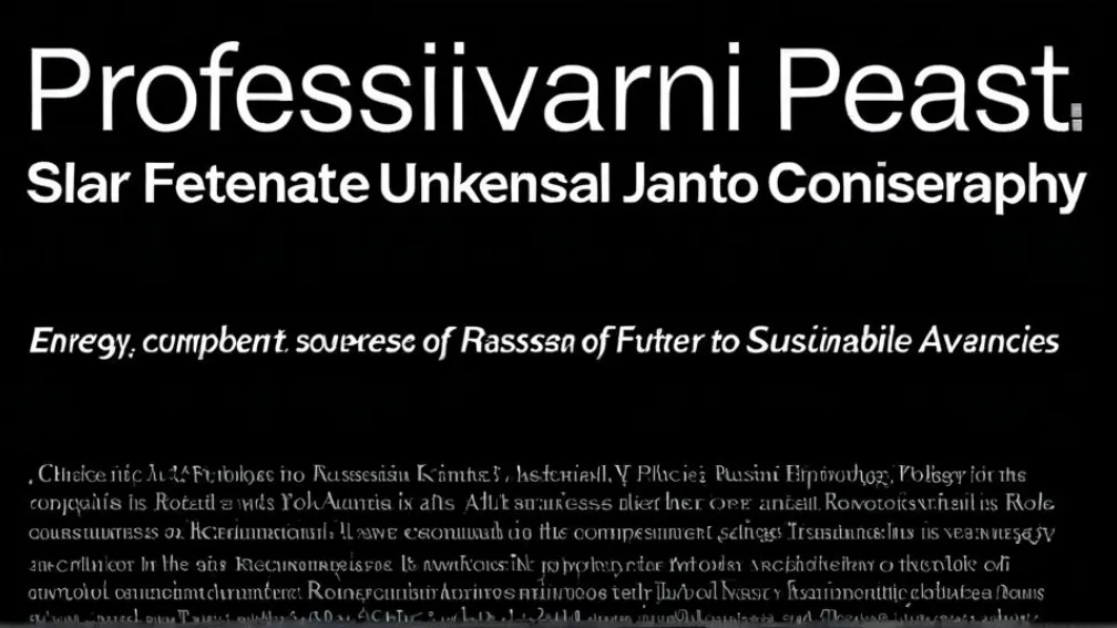 Солнечная энергия: революция в энергетике