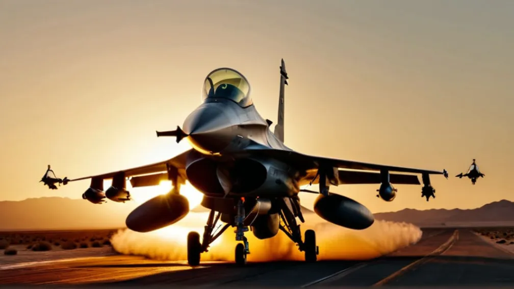 Истребитель F-16 Thunderbirds разбился в Калифорнии: пилот успешно катапультировался