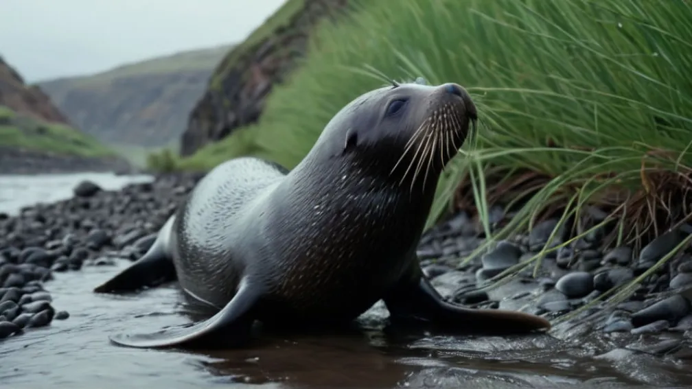 В новозеландском баре появился неожиданный гость: любопытный тюлень устроил переполох
