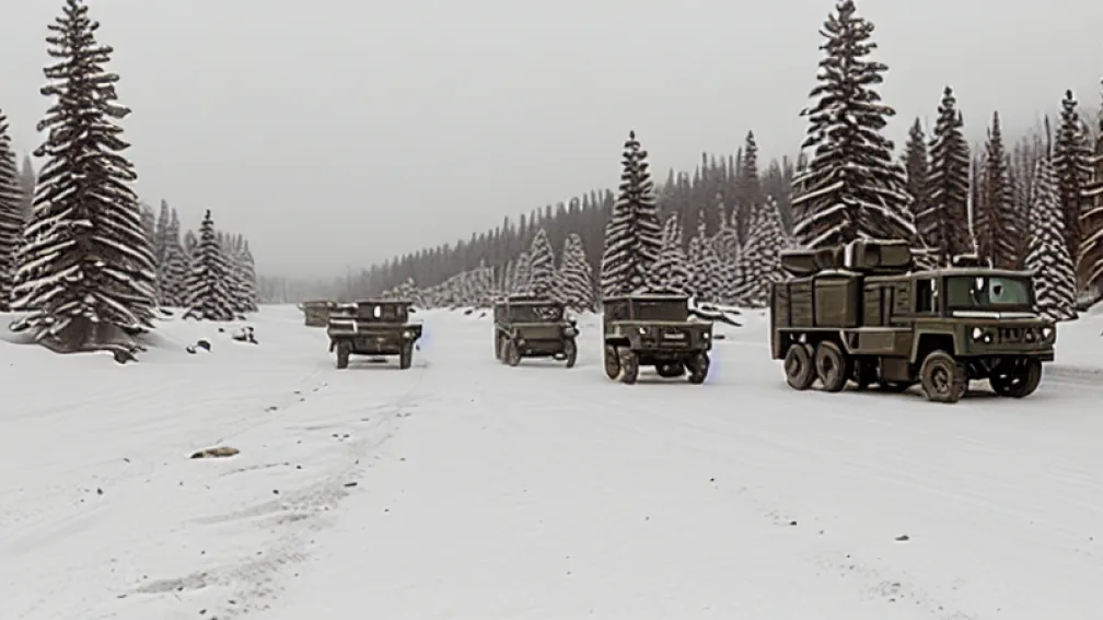 Подготовка к войне с Россией при -36°C