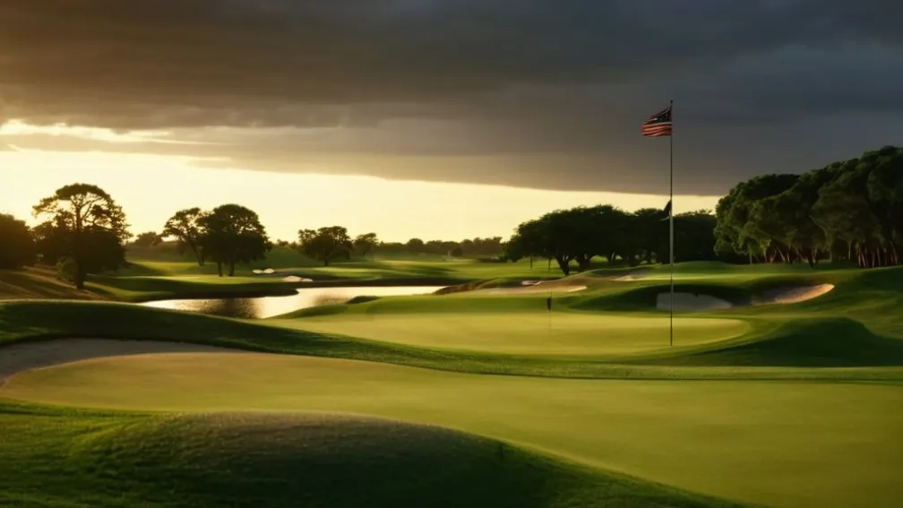 Чемпионат Butterfield Bermuda: Адам Хадвин Возглавил Турнир, Раунд Приостановлен