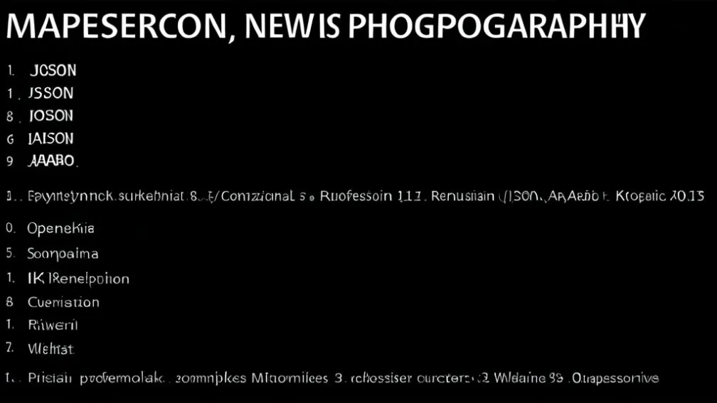 Синтаксис JSON