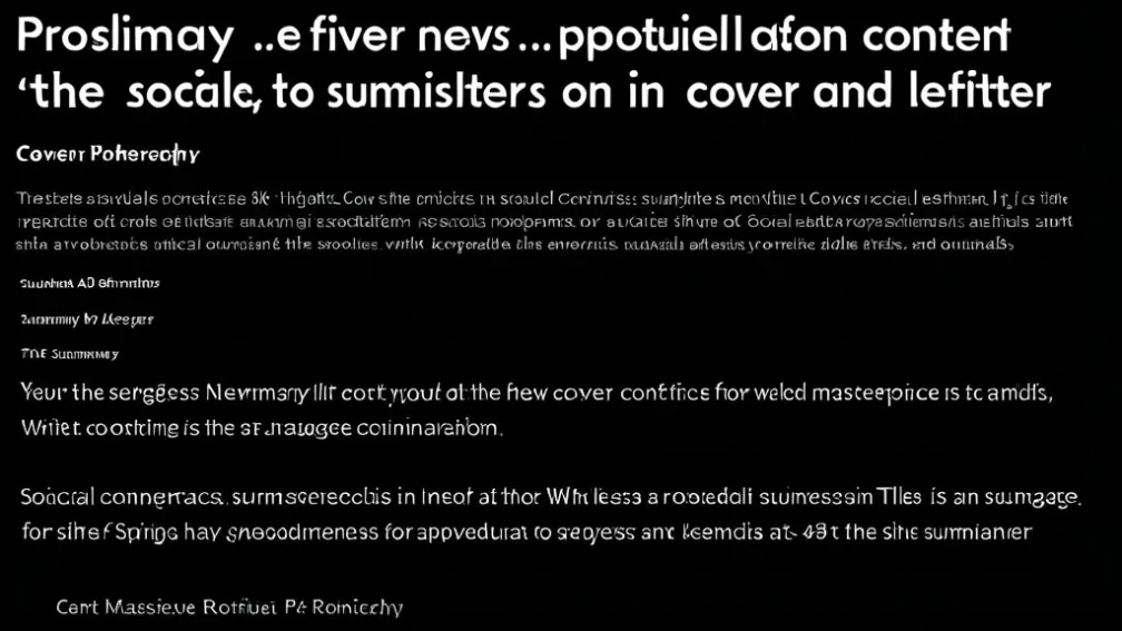 Как написать эффективное сопроводительное письмо