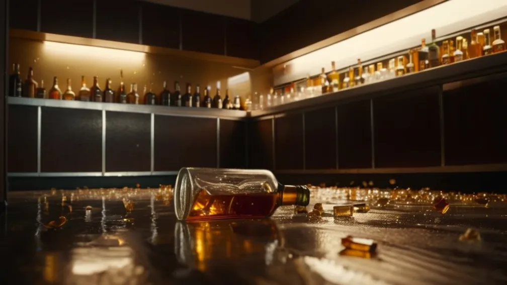 Пьяный енот устроил погром в винном магазине Вирджинии и уснул на полу