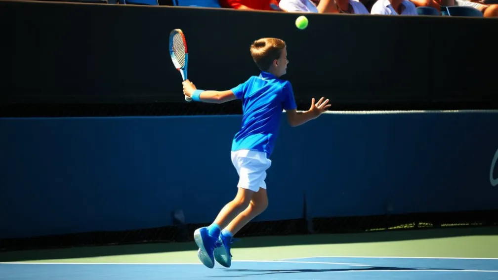 Зейнеп Сонmez спасает ребенка с мячом во время победы в дебюте на Открытой Австралии