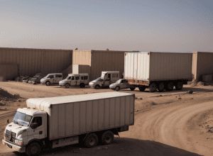 Гуманитарная помощь начала поступать в Сектор Газа после дней задержек