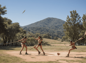 Соревнования по метанию копья: древнее оружие оживает в Вермонте