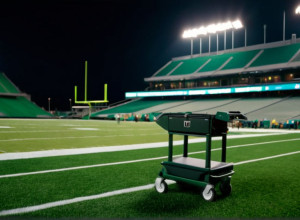 Травма на поле: Звезда «Висконсина» Гидеон Итука покинул матч после двух мощных ударов