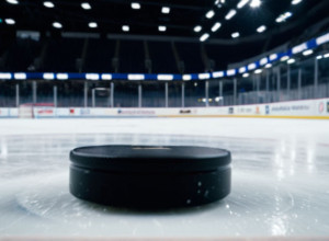 Защитник "Бостон Брюинз" Чарли Макавой получил травму от шайбы в лицо