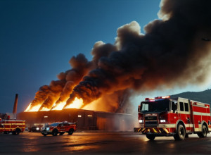 Шесть человек погибли при пожаре на складе парфюмерии в Турции