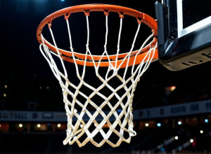 Фотография баскетбольной сетки крупным планом