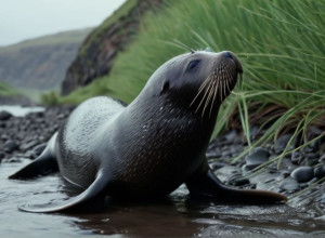В новозеландском баре появился неожиданный гость: любопытный тюлень устроил переполох