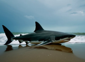 Спасение акулы на побережье Орегона: женщина вернула хищника в океан