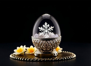 Редкое яйцо Фаберже "Зимнее" может установить новый ценовой рекорд на аукционе
