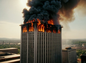 Смертность поднимается до шести человек в пожаре на торговой площади в Карачи, Пакистан