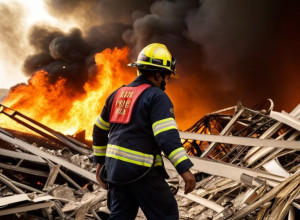 Пожар в торговой площади Карачи: спасатели пытаются вывести трупы