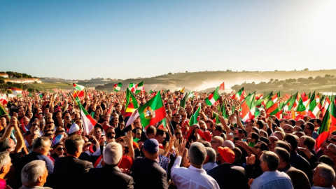 Правый популистское движение в Португалии выигрывает второе место в первом туре президентских выборов