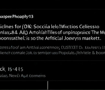 Влияние искусственного интеллекта на рынок труда