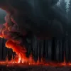 В Турции 10 пожарных и спасателей погибли при тушении лесного пожара
